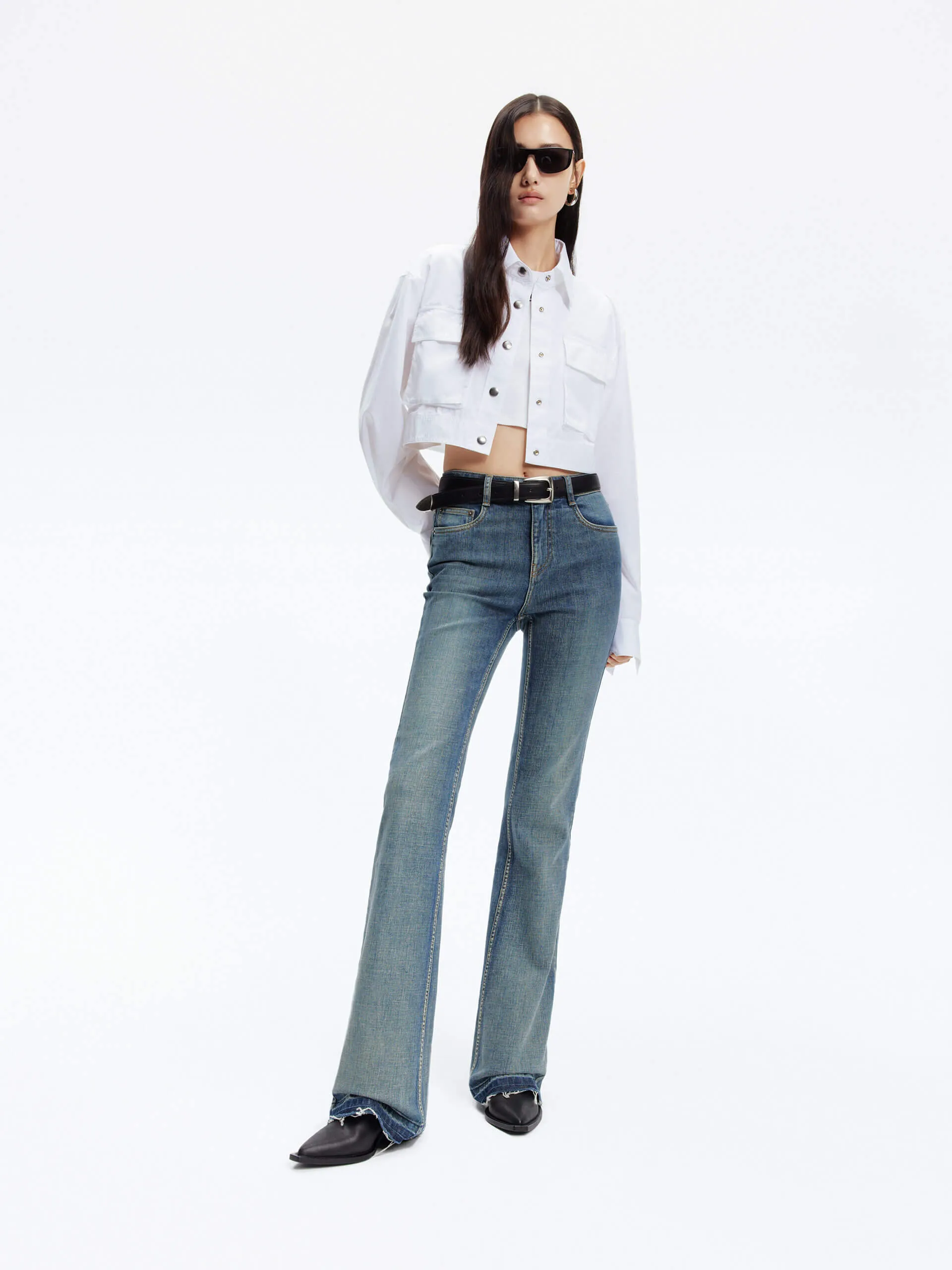 Cotton Front Pocket Jacket