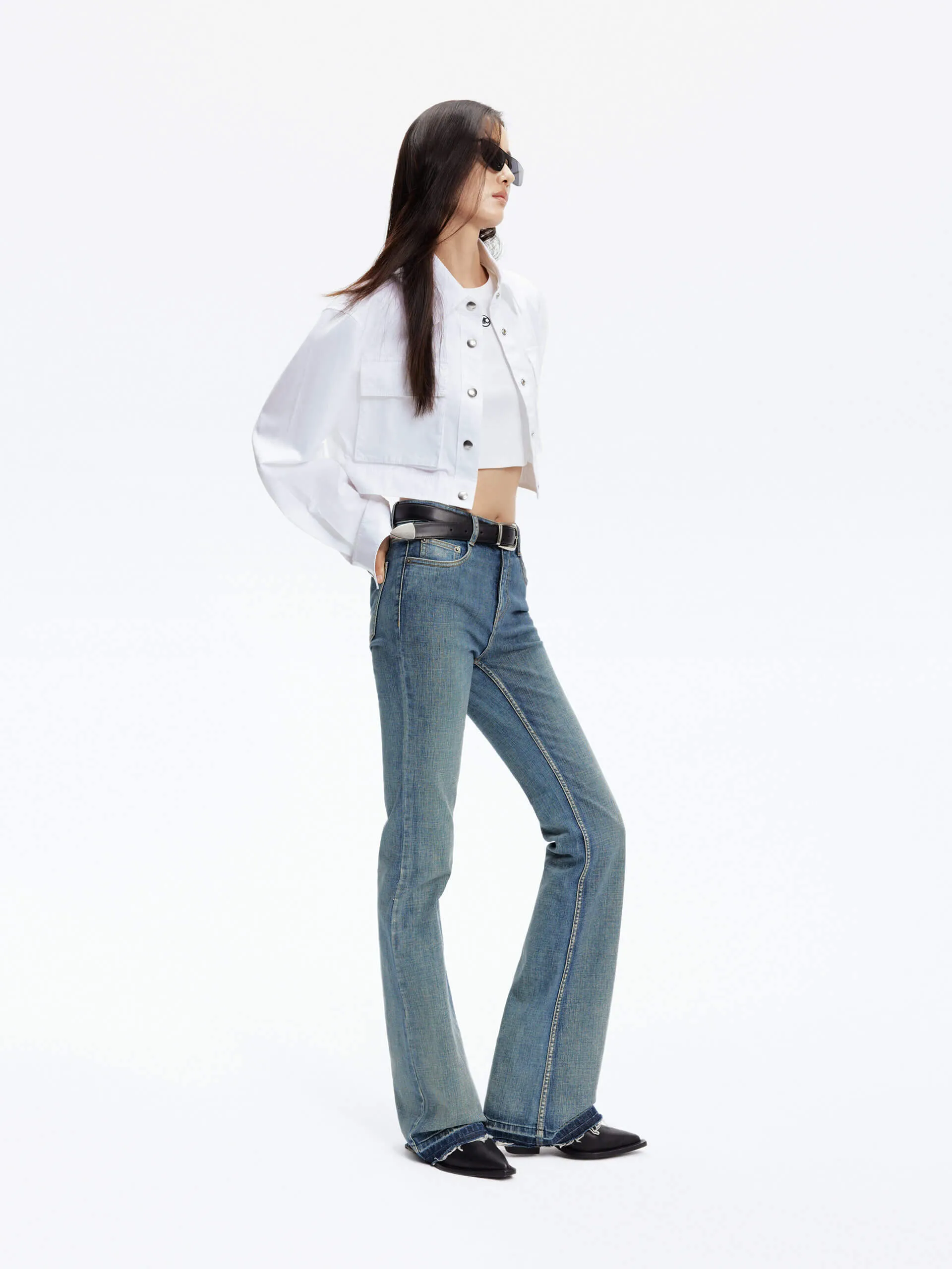 Cotton Front Pocket Jacket