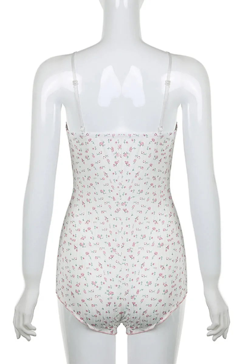 JL0206 Floral Camisole Rompers